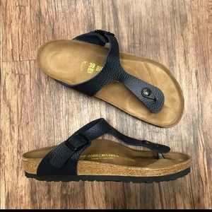 Birkenstocks (navy blue), 39